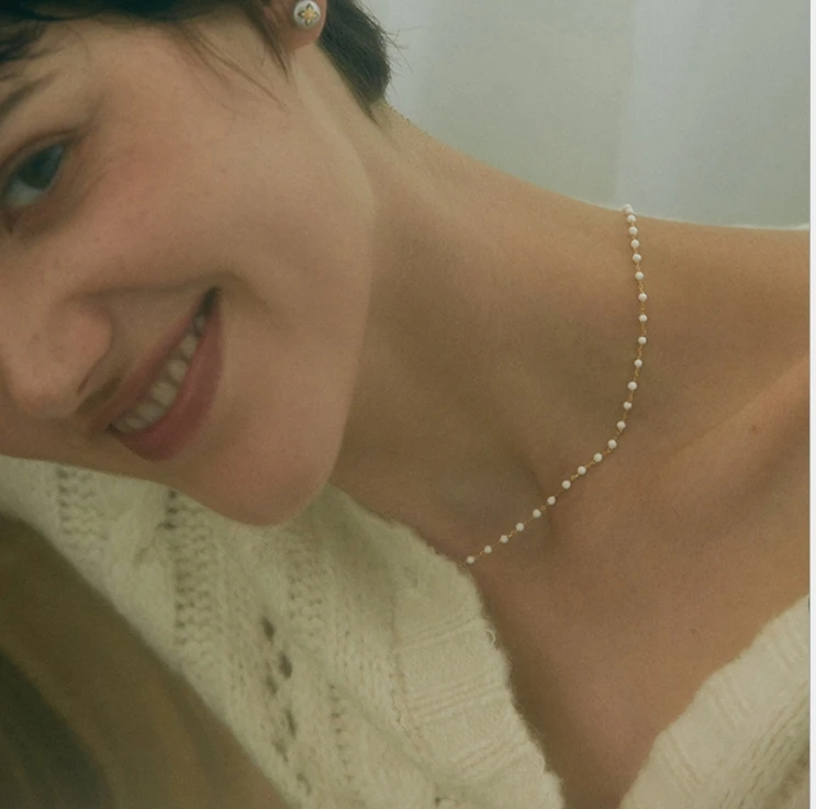 Women's Simulation Pearl Choker Necklace