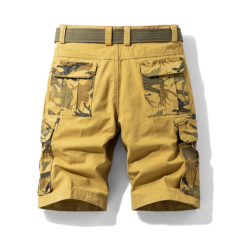 Men's Camouflage Cotton Cargo Shorts
