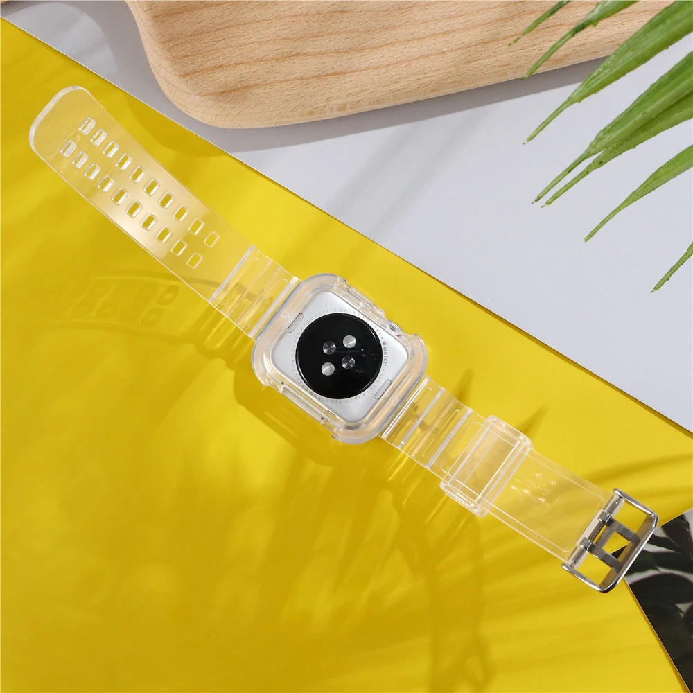 Transparent Rubber Watch Strap