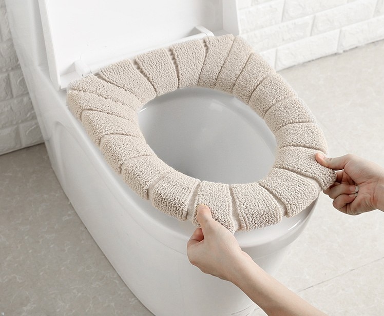 Soft Colorful Toilet Seat Cover