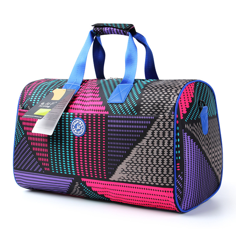 Travel Zipper Bag with Colorful Print