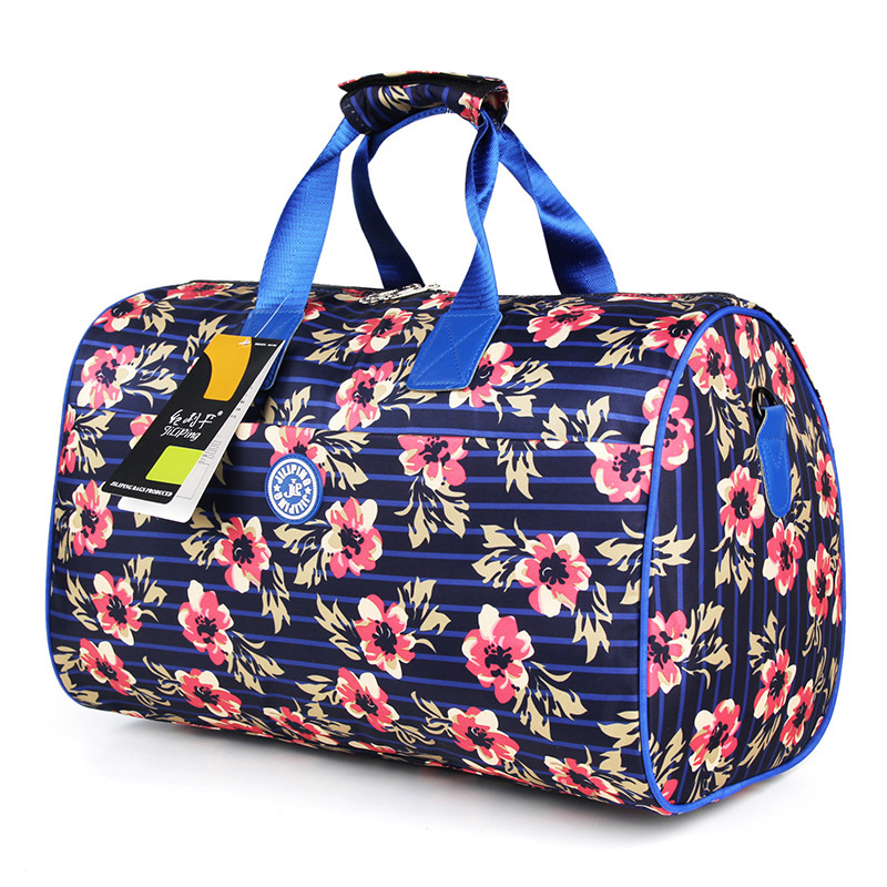 Travel Zipper Bag with Colorful Print
