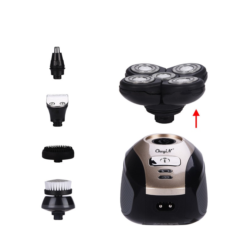 Rechargeable Five Floating Heads Electric Shaver