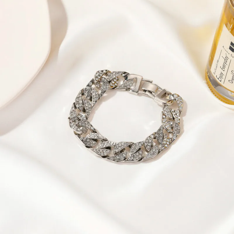 Women's Wide Metal Bracelet