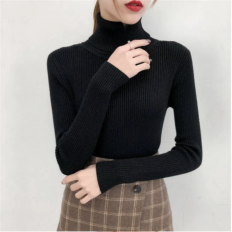 Women's Knitted Winter Turtleneck Sweater