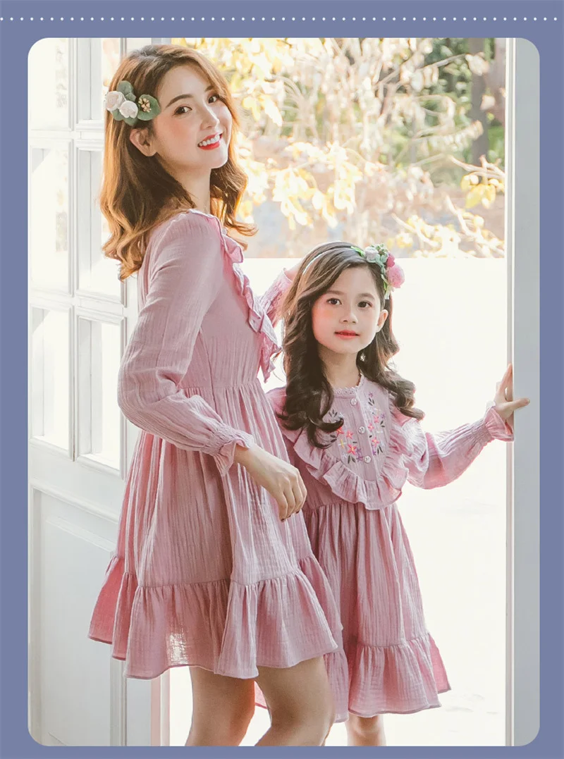 Mother and Daughter Family Dresses