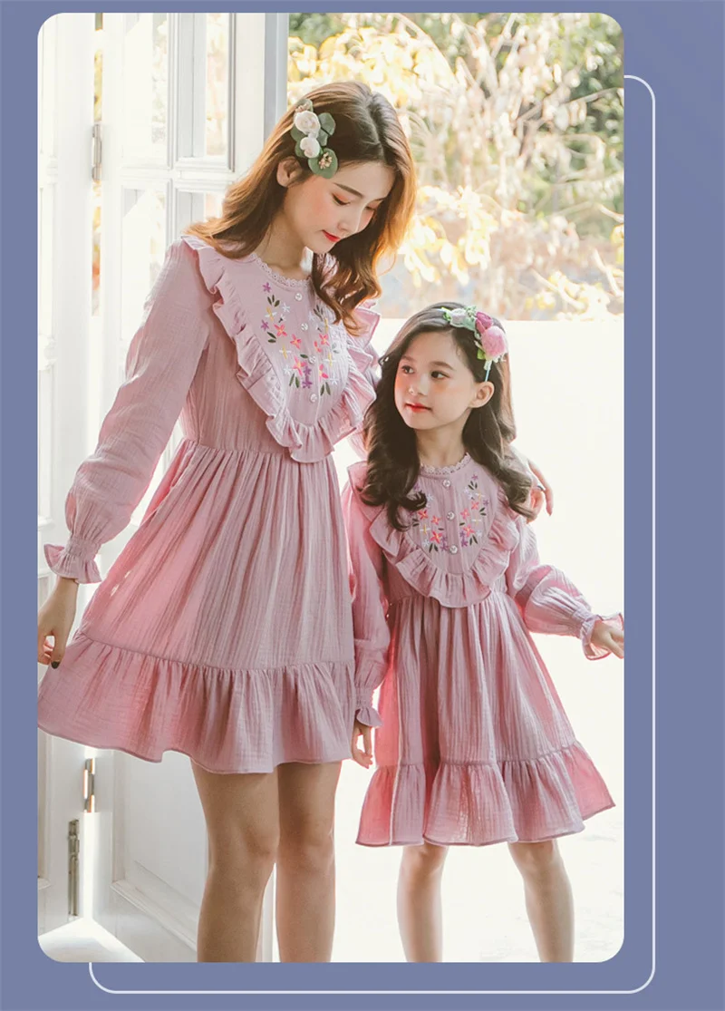 Mother and Daughter Family Dresses