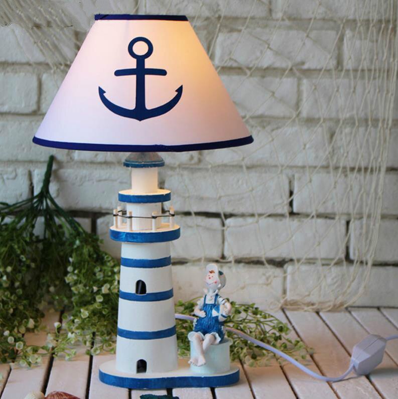 Blue Table lamp