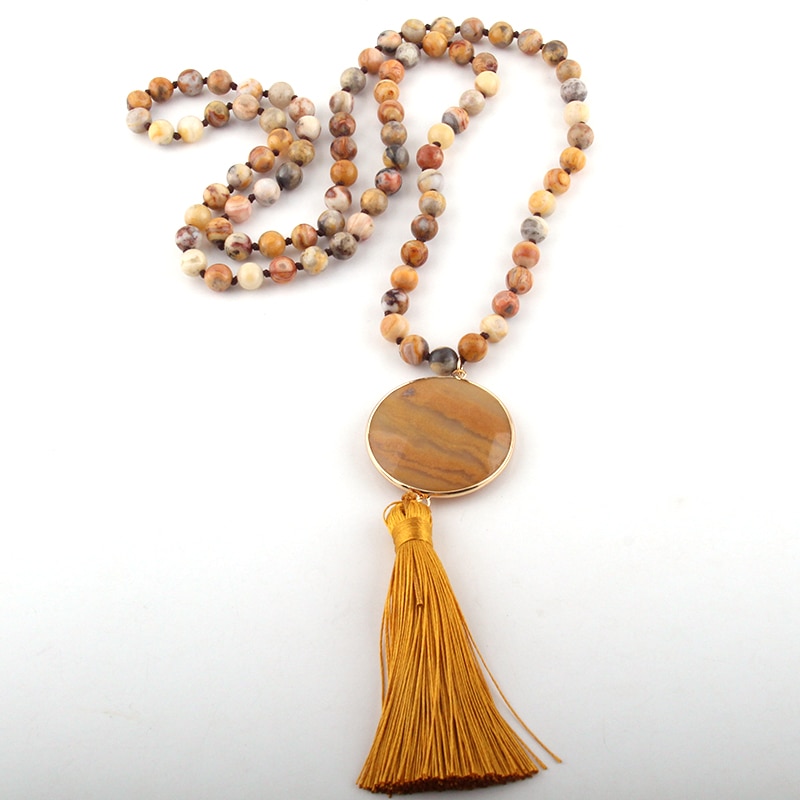 Women's Bohemian Stone Necklace