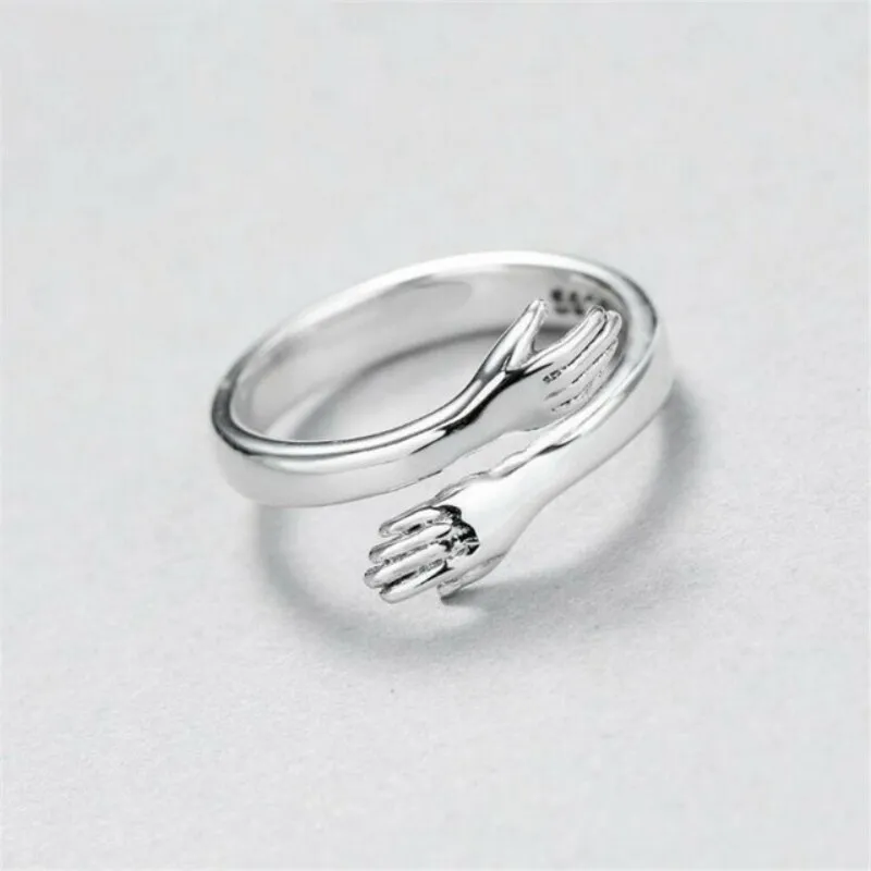I will give you a Hug 925 Sterling Silver Ring for Women