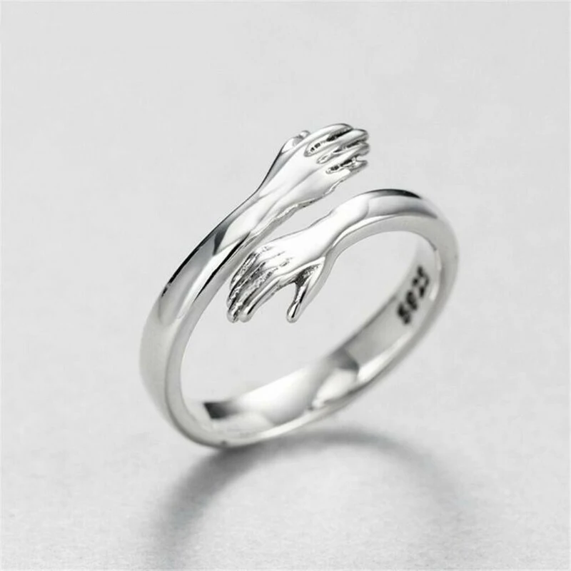 I will give you a Hug 925 Sterling Silver Ring for Women