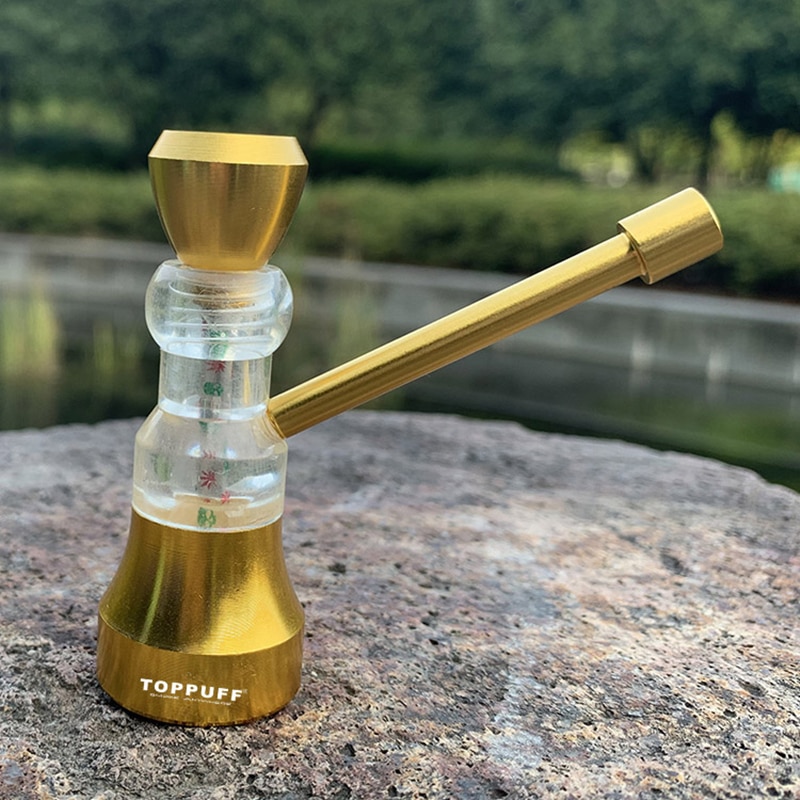 Hourglass Designed Acrylic Water Smoking Bong