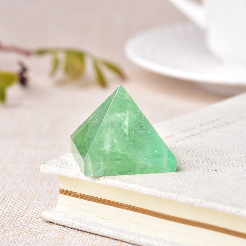 Natural Stone Pyramid Shaped Crystal