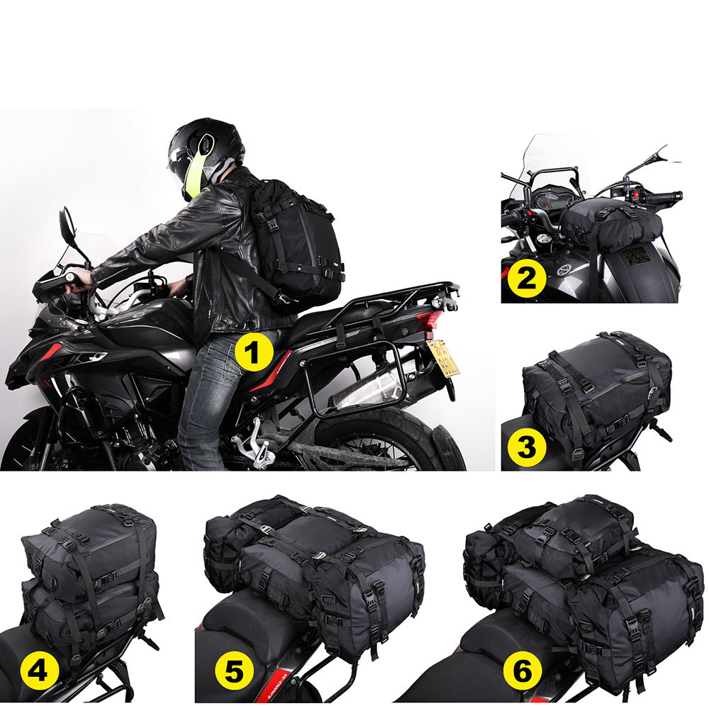 Waterproof Motorcycle Rear Seat Bag